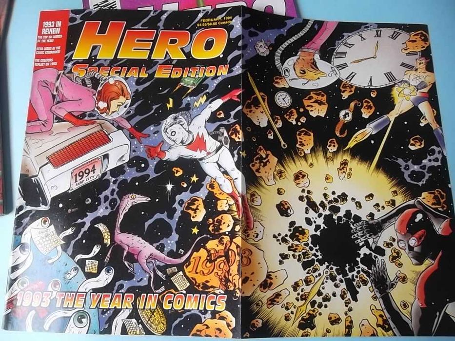 "HERO" , 4 revistas especiais com os posters. Ver fotos.