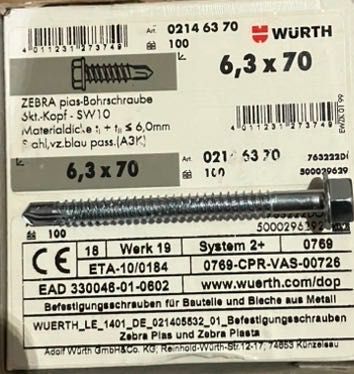 Śruby samowiercące firmy Würth