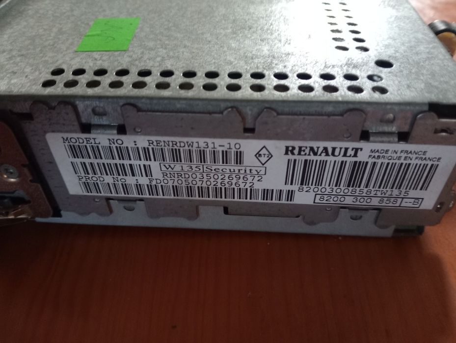 Radio samochodowe renault
