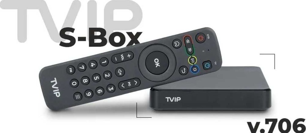 DEKODER 4K TVIP S-Box, v.706