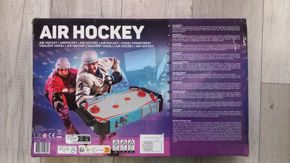 Cymbergaj air Hockey mini stół powietrzny hokej dla dzieci