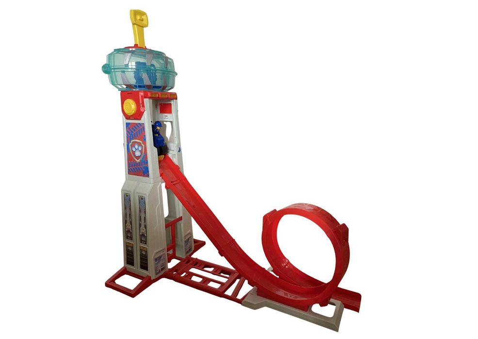 Torre da patrulha pata com loop e carro do chase