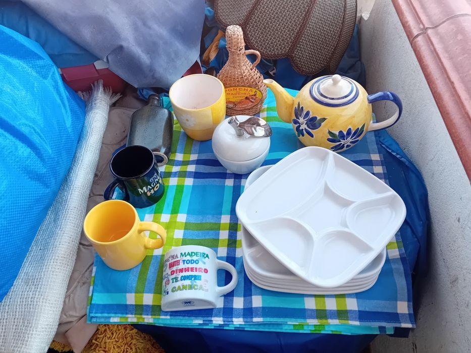 Conjunto de Loiças/Outros Decorativos Utilitários
