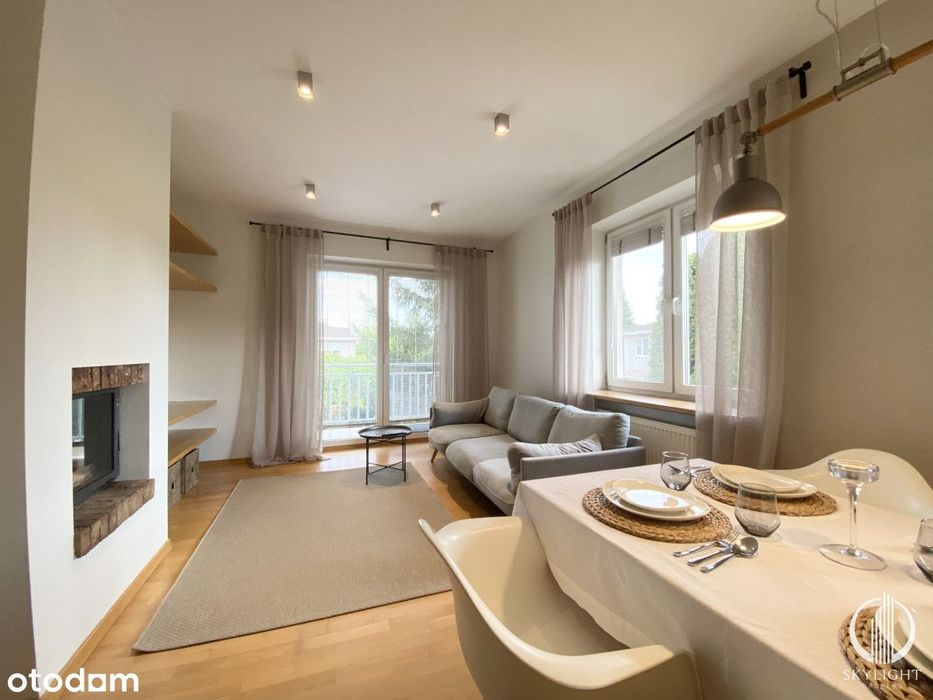 Przestronne 3 pokoje 70 m² z kominkiem | Wawer