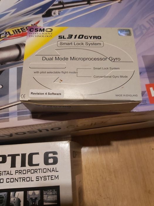 Helicóptero kyosho kaliber 30