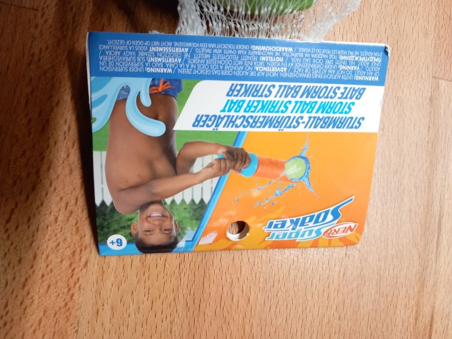 Nerf Super Striker pałka z piłką zabawka do wody
