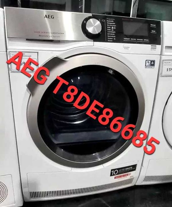 Сушильна машина AEG (аег)
Тепловий насос , кг: 8 , A ++