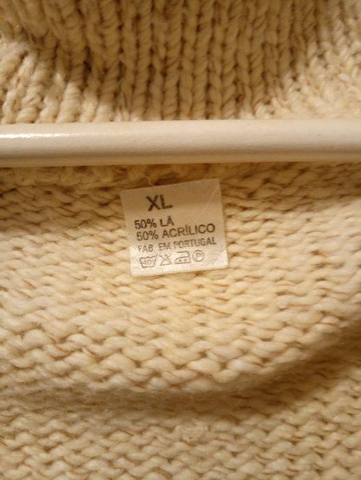 Casaco em lã xxl