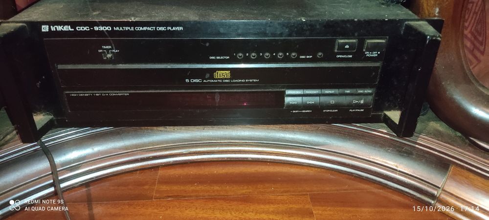 Leitor de 5 CDs da inkel