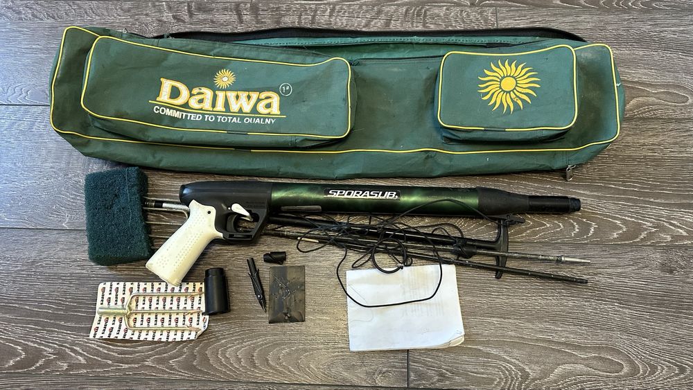 Подводное ружьё пневматическое SPORASUB stealth с чехлом DAIWA