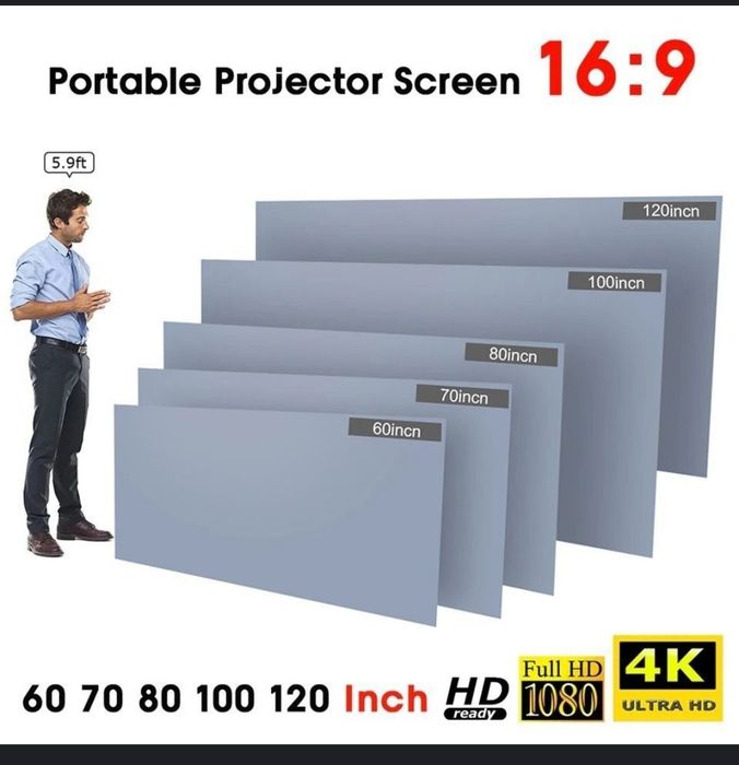 Проектор Byinyek х15 + екран 120"