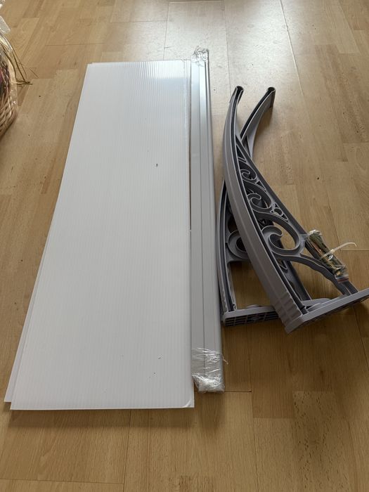 Daszek nad drzwi zadaszenie 100x60 poliwęglan