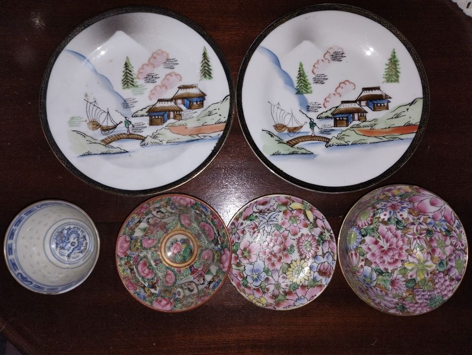 Conjunto de pratinhos e tacinhas MACAU