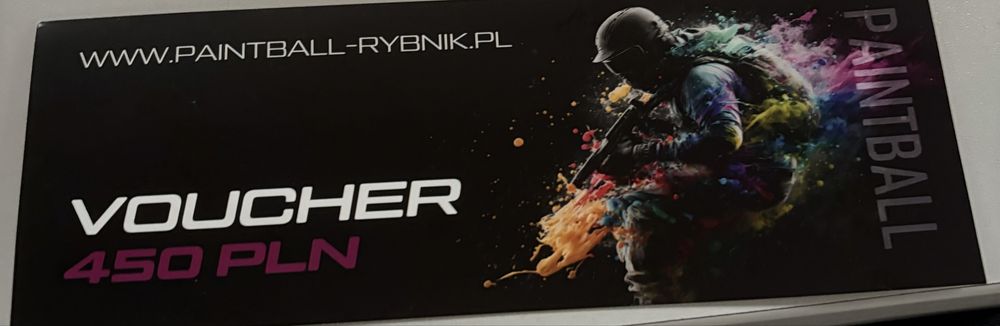 Voucher na paintball
