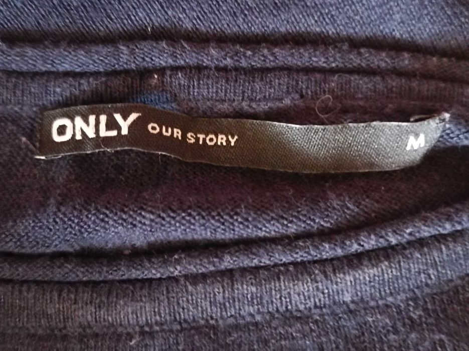 Sweter granatowy Only rozm M