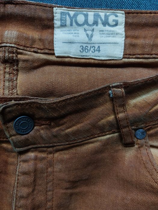 Spodnie męskie jasnobrązowe