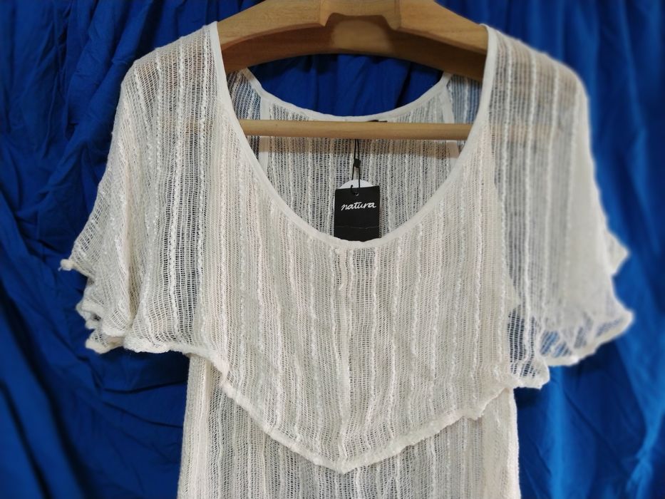 Tunica de algodão da Natura Nova