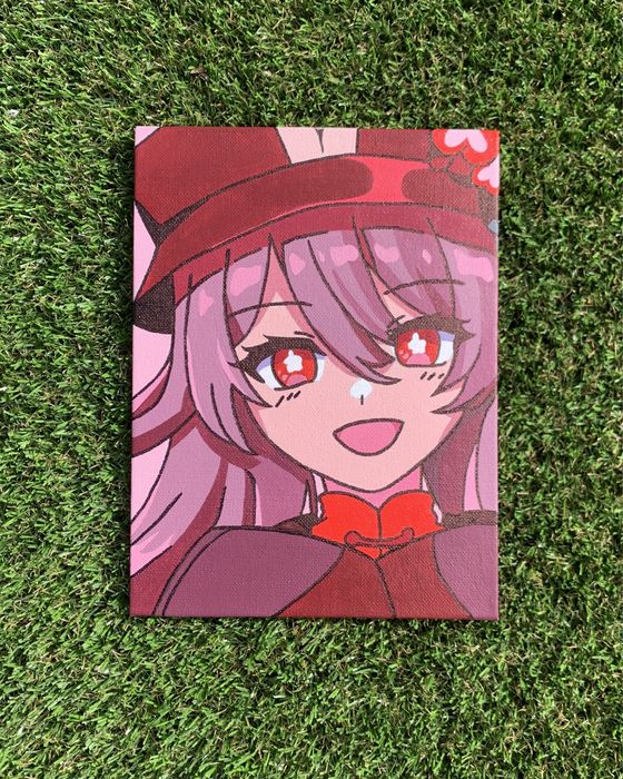 Hu Tao 18x24 Genshin Impact Quadro