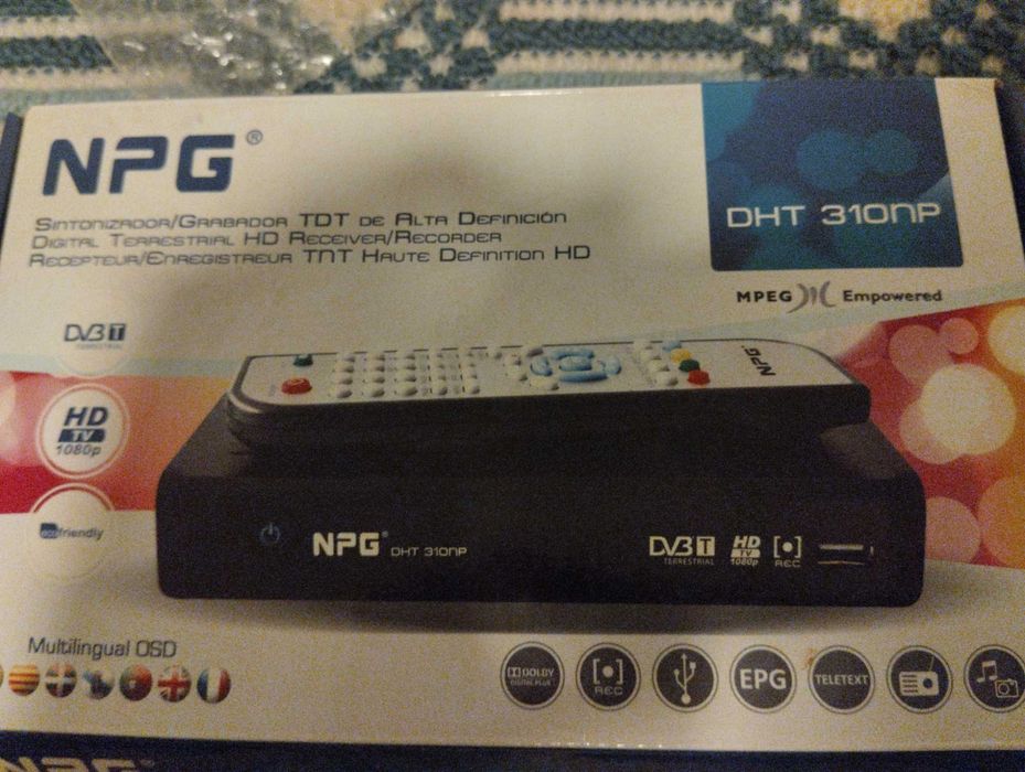 Descodificador TDT marca npg