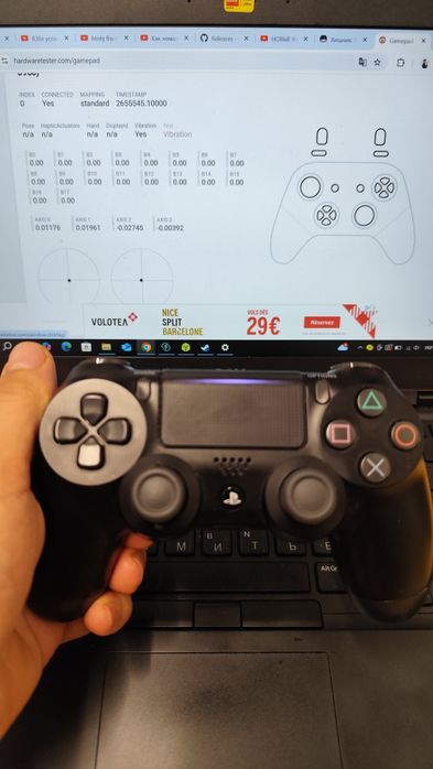 Геймпад плейстейшен 4 playstation 4 dual shock контролер до приставки