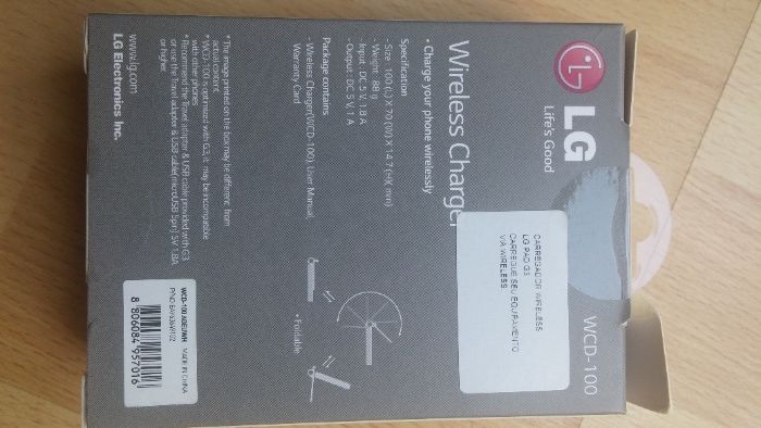 Carregador Wireless LG Original