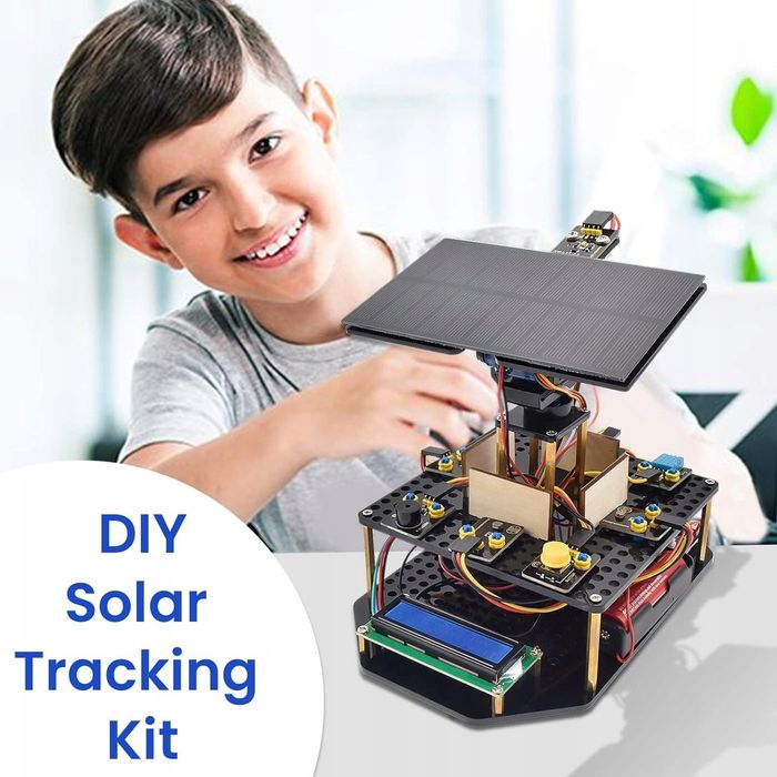 Arduino Smart SOLARNY Zestaw Startowy Do ŚLEDZENIA NAUKI EDUKACJI + Panel