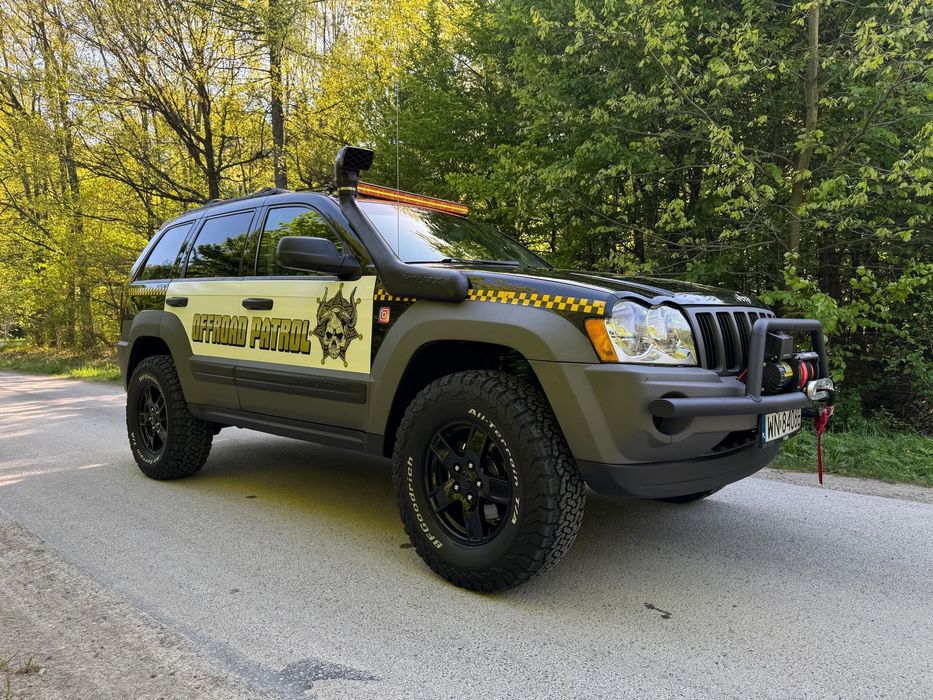 Jeep Grand Cherokee Lift 2”, wyciągarka, 4x4, oświetlenie led, Offroad, wrangler