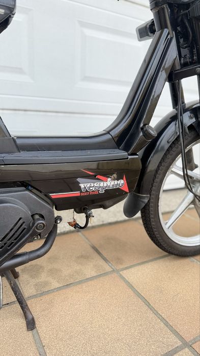 Vespino com kit 65cc e escape rendimento