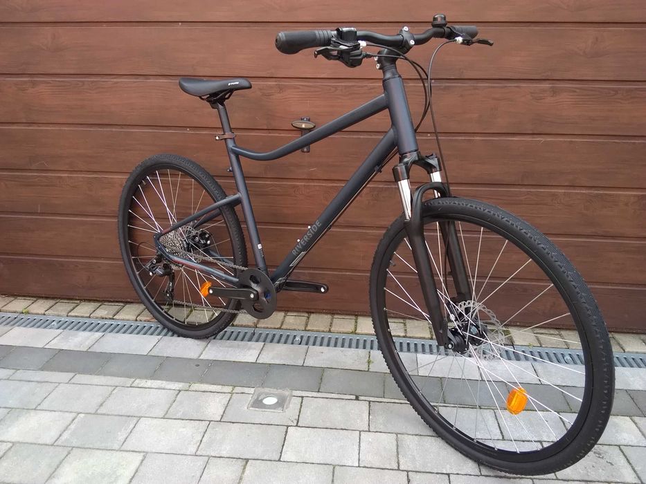 Rower męski crossowy trekkingowy Riverside NOWY 1x9 Decathlon Biała