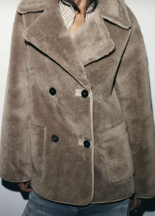 Двостороння дублянка від Zara розмір S