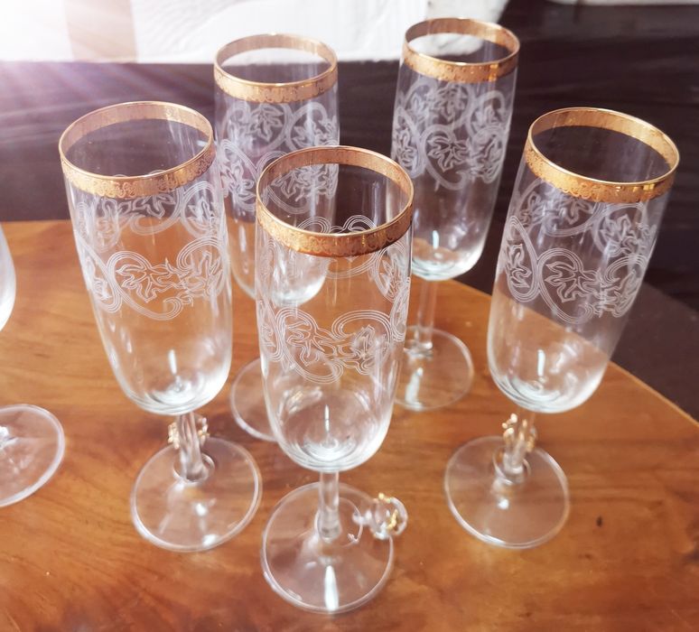 Fluts de champagne cristal