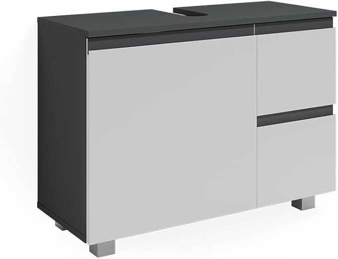 Szafka łazienkowa Vicco  Biały/Antracyt, 80 x 60.8 cm