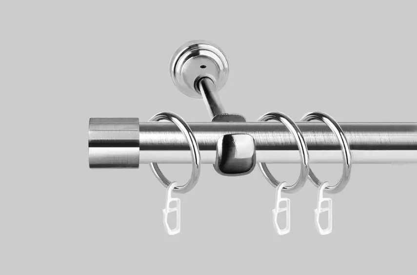 Карниз для штор однорядний металевий 19 мм (комплект)