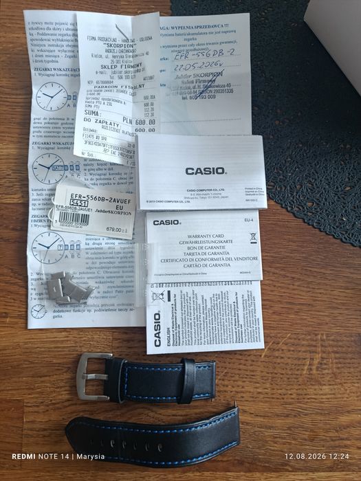 Zegarek Casio  EDIFICE