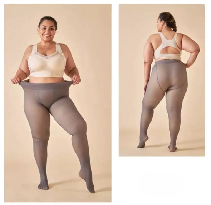 Collants térmicos com pêlo