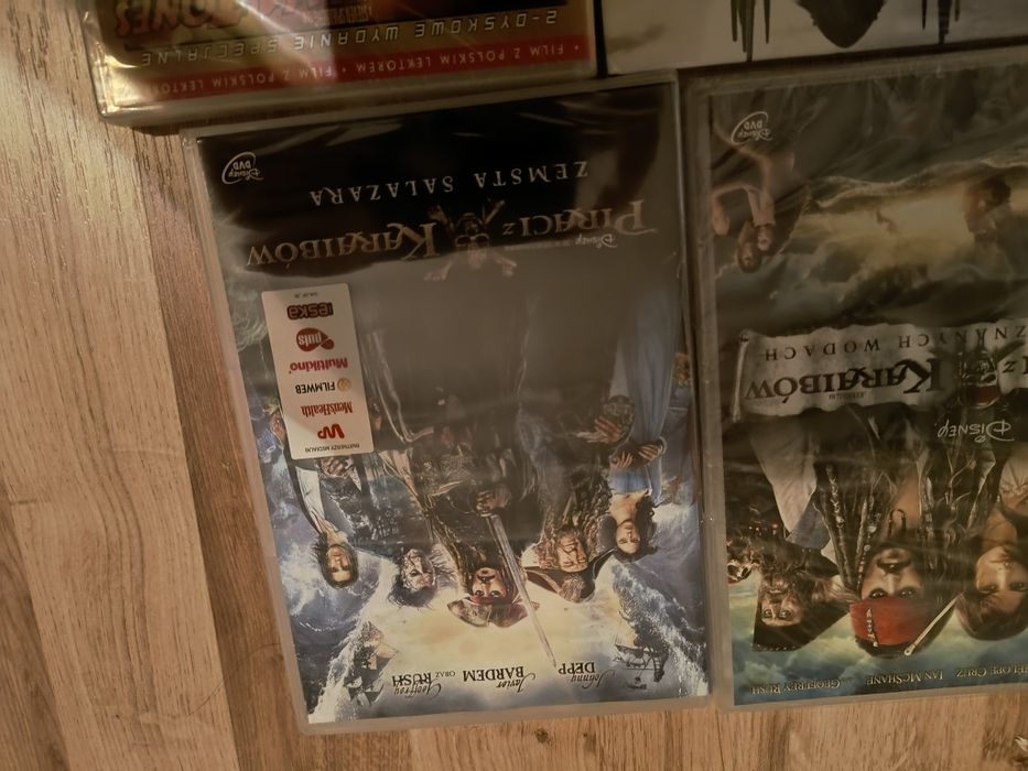 Filmy dvd nowe folia PL Transformers, Piraci z Karaibów, Indiana Jones