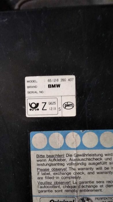 Підсилювач аудіо звуку усилитель BMW E39 65128350407 Авторозборка