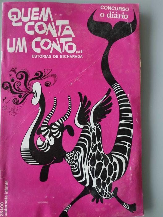 Caderneta de cromos antiga Quem Conta um Conto - estórias da bicharada
