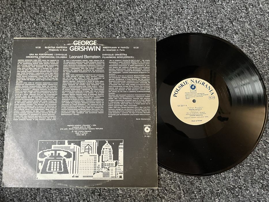 Płyta winylowa  – George Gershwin