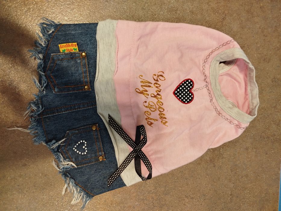 Шлейка, платье для собачки НОВОЕ