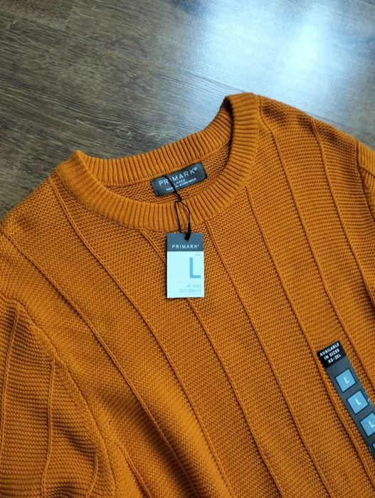Pomarańczowy sweter Primark r. L
