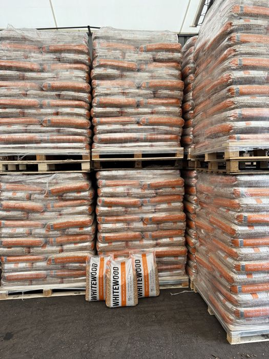 Pellet Premium White Wood En Plus A1 Super Jakość