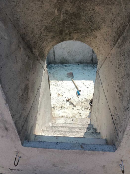 NAJDŁUŻSZA 450cm piwnica betonowa ogrodowa ziemiankaB30W8 tunel schody