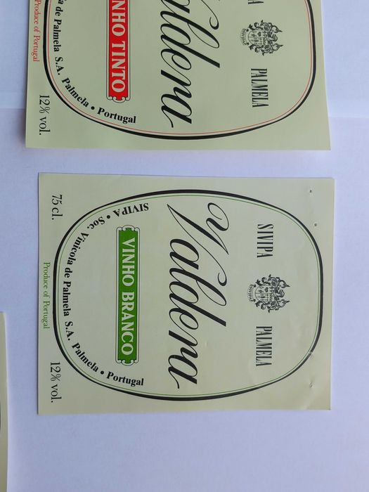 6 Rótulos de vinho Valdera