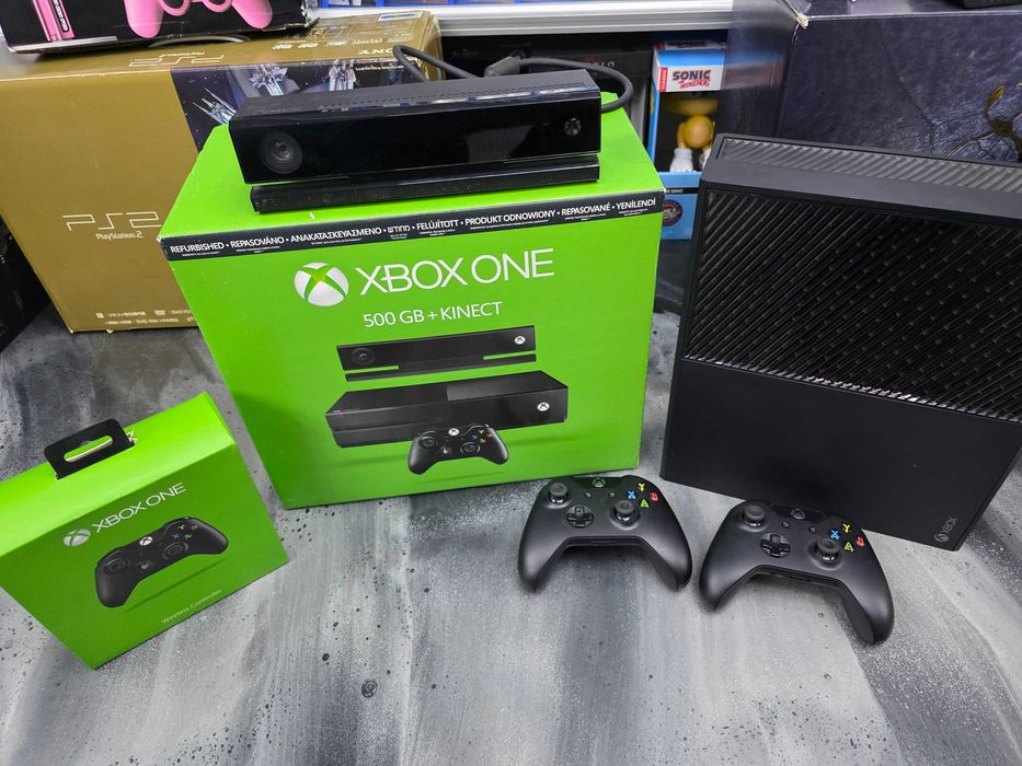 Konsola Xbox One 500GB + kamera Kinect + 2 pady Gwar 6mc SKLEP ZAMIANA