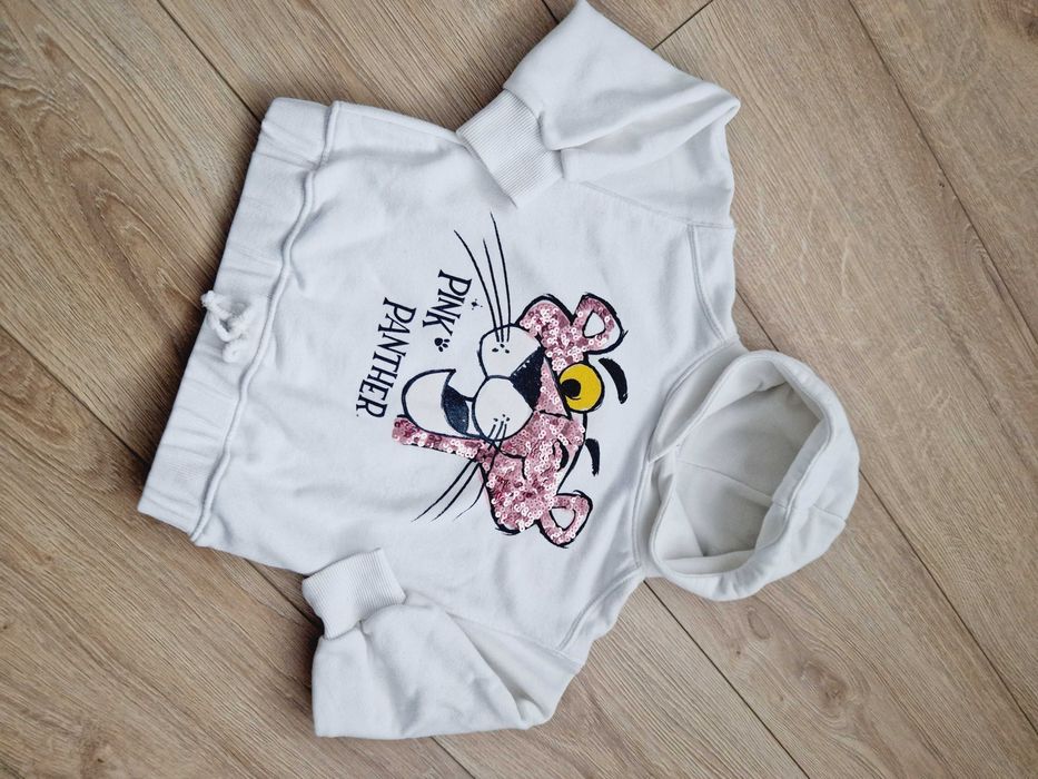 Bluza Zara różowa pantera r.116