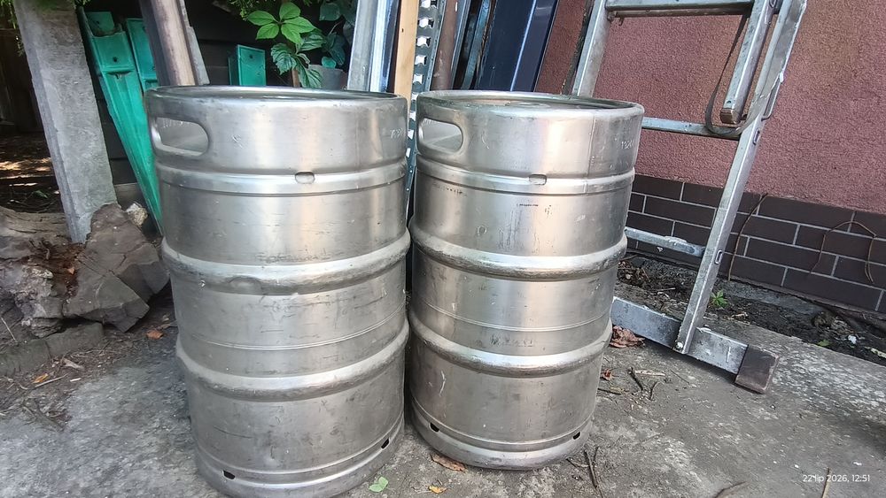 Beczki tyskie  do rolbaru 50l