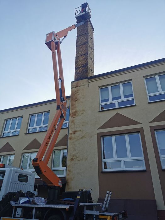Usługi podnośnikiem koszowym