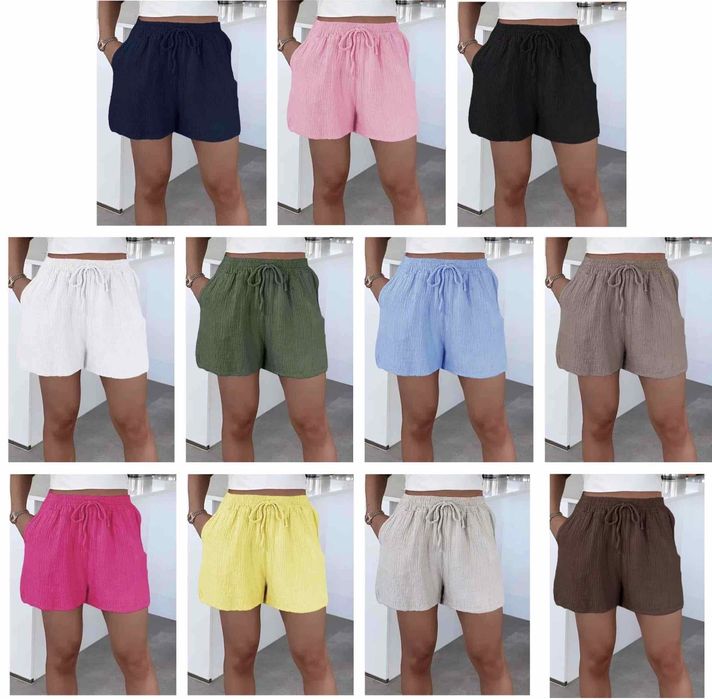 Spodenki szorty muślinowe