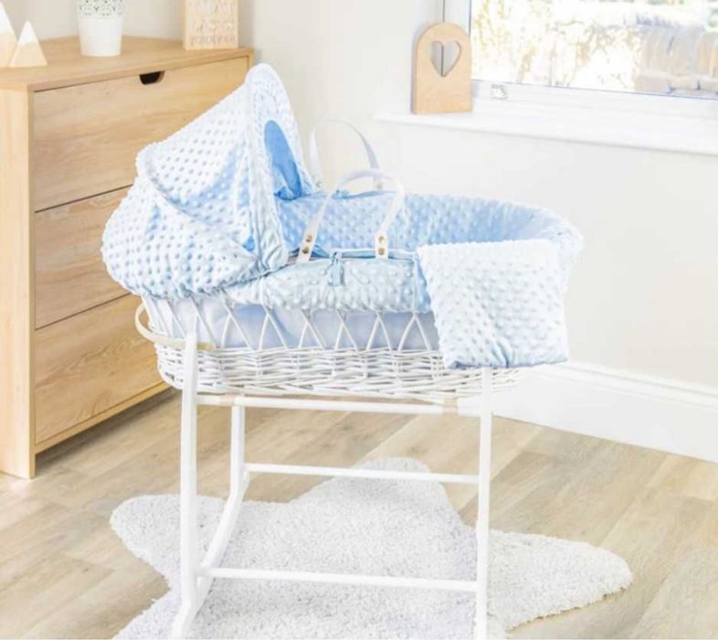 Kosz wiklinowy kołyska dziecięca